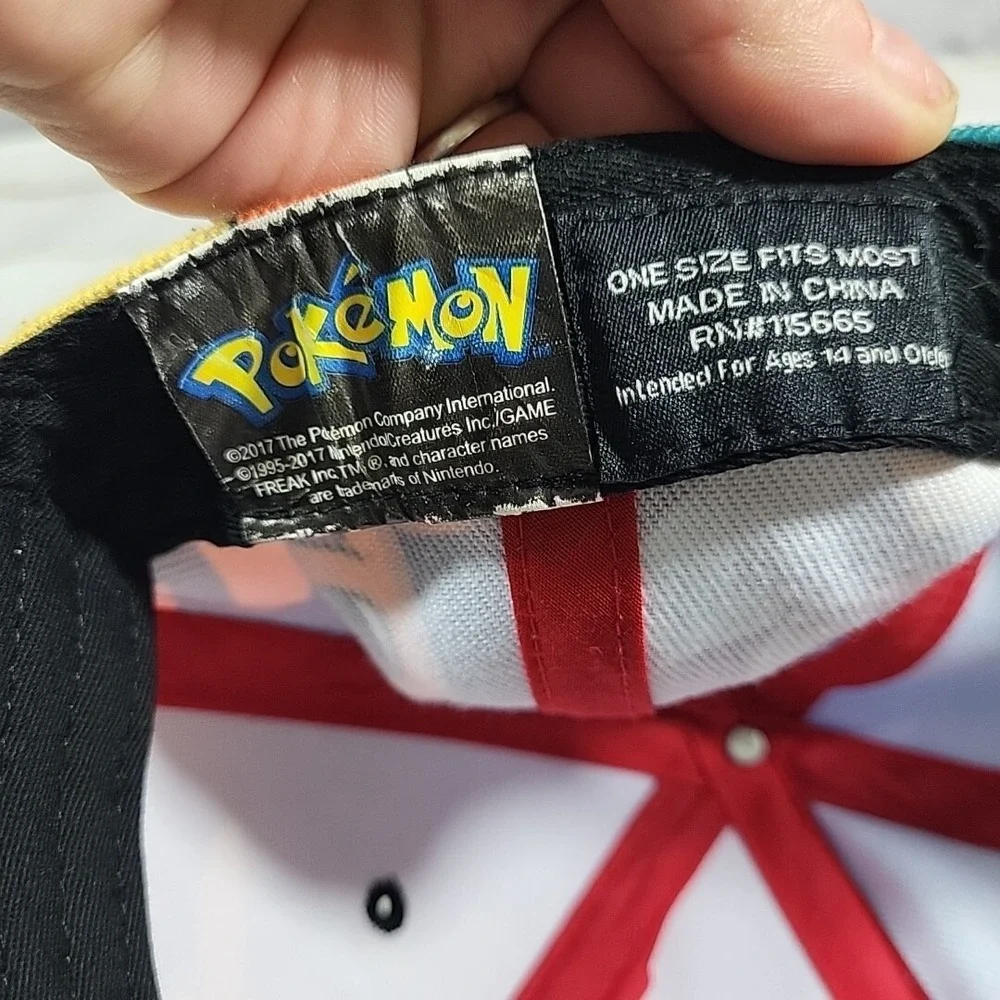 Pokemon Pikachu Charmander Squirtle Youth Snapback Hat Adjustable Ball‎ Cap